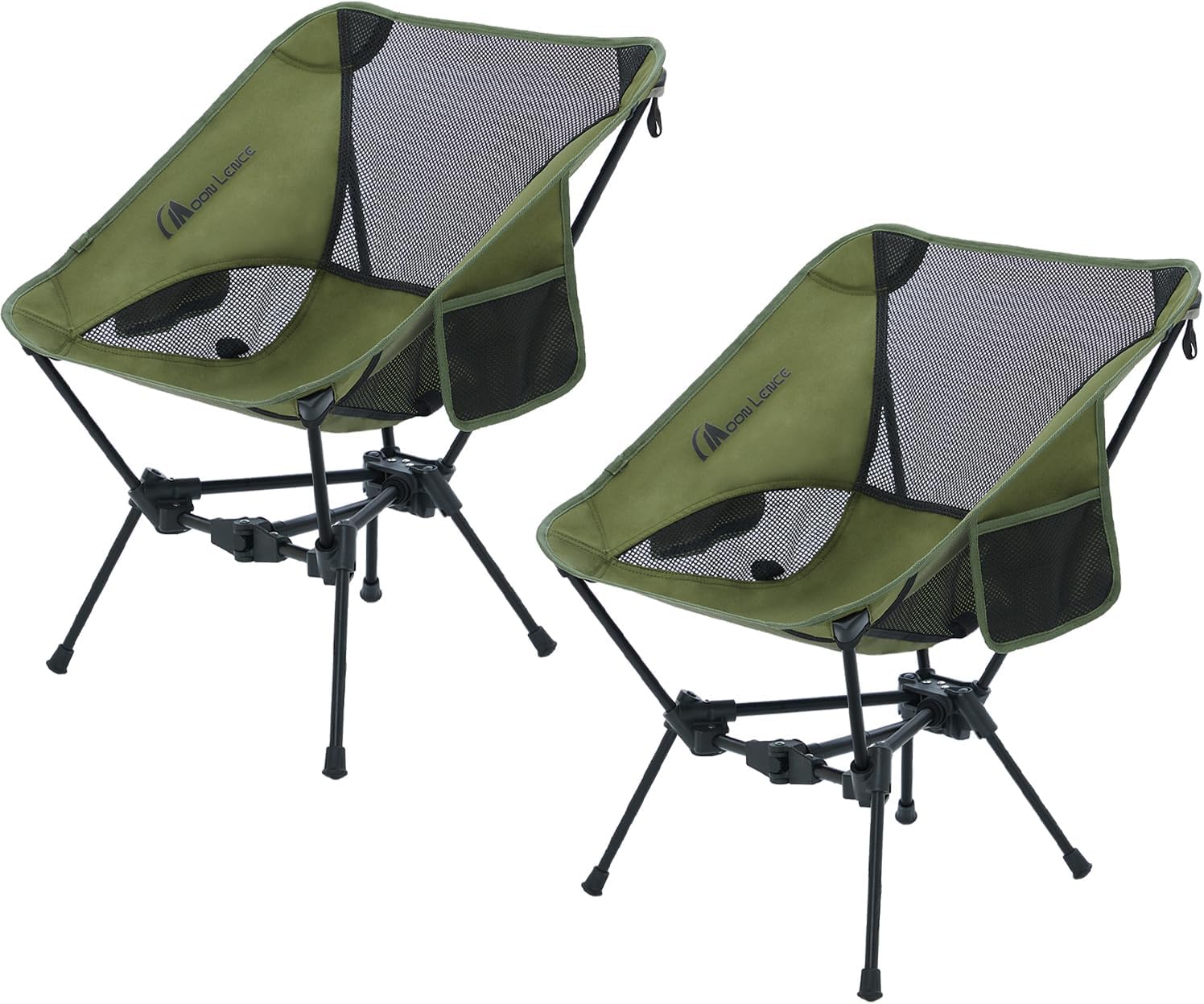 MOON LENCE Portable Camping Chair Backpacking Chair - The 4th Generation Ultralight Folding Chair - Compact, Lightweight Foldable Chairs for Hiking Mountaineering Beach